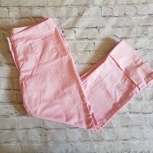 Cache Pants - Cache Pink Capri Pants Cache Pants - Cache Pink Capri Pants